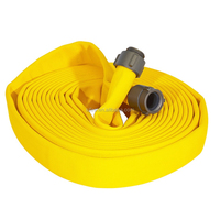 Tuyau d'incendie de haute qualité veste en toile jaune tuyau de doublure en PVC PU