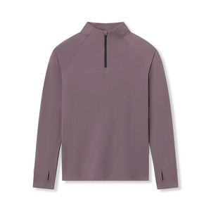 PASUXI, mallas deportivas para <span class=keywords><strong>hombre</strong></span>, <span class=keywords><strong>camiseta</strong></span> personalizada de cuello alto con media cremallera, camisetas de <span class=keywords><strong>manga</strong></span> <span class=keywords><strong>larga</strong></span> de Color sólido de secado rápido, camisetas formales - Product Image 5