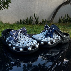 New Summer <b>Clogs</b> Women's Soft Cloud Feeling Lightweight Rhinestone Slippers Breathable Sandals Cross-Border Home Slippers - Product Image 2