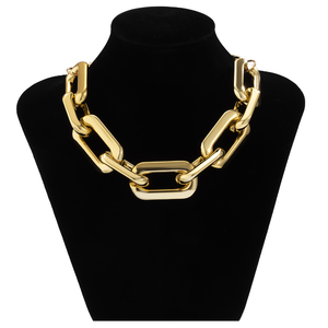 Collier ras du cou tendance pour femmes, chaînes au cou, style punk, déclaration gothique, couleur argent et or africaine, accessoires bohèmes, cadeau de fête - Product Image 3