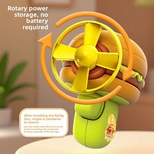 <span class=keywords><strong>Pistolet</strong></span> <span class=keywords><strong>Lanceur</strong></span> de Toupies Hamburger 2-en-1 avec Lumière LED, Gyroscope, Soucoupe Volante, Jouet de Combat Extérieur en Plastique ABS Dragonfly pour Enfants - Product Image 4