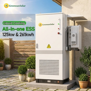 Inversor <span class=keywords><strong>Solar</strong></span> Híbrido Trifásico Solis OEM de 125KW, Batería LiFePO4 de 261KWH <span class=keywords><strong>con</strong></span> Refrigeración Líquida HV, Instalación en Exterior - Product Image 1