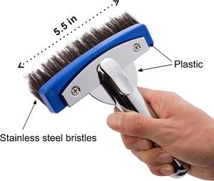 Petite brosse à poils durs de haute qualité pour piscines <span class=keywords><strong>Gunite</strong></span> et béton, murs et carreaux propres - Product Image 3