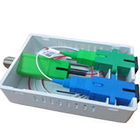 Récepteur optique passif d'intérieur Offres Spéciales CATV PON Mini noeud optique de fibre de WDM pour ftth pour l'équipement optique de fibre de CATV