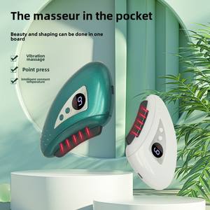 Eléctrico Gua Sha Vibración Calefacción Gua Sha Lifting Vibrador Cara Cuello Masajeador - Product Image 2