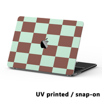 Étui pour ordinateur portable en cristal rigide moderne et fin avec impression de logo personnalisé pour MacBook Air Pro 13 14 15 16 pouces