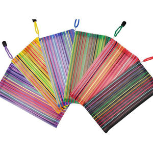 High Quality Zipper Closure Rope Hook Polyester <strong>Makeup</strong> <strong>Bag</strong> Multipurpose Heavy Duty Mesh <strong>Bags</strong> for Cosmetics Travel Storage - Product Image 2
