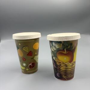 Wholesale One Time 8 Oz Coffee Paper <b>Cups</b> from Factory Custom Printed Logo Single Double Wall Coffee Paper <b>Cups</b> - Product Image 4
