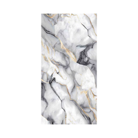 Plaques PVC OUPAISHI sur mesure, effet marbre artistique, haute brillance, résistantes aux rayures et au feu, épaisseur 2,2-3 mm pour bureau