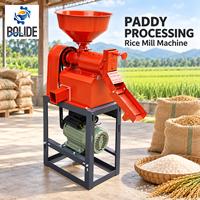 Décortiqueuse et moulin à riz multifonction de qualité professionnelle avec une production de 200 à 500 kg par heure pour ligne de traitement des céréales à domicile