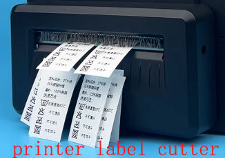 Black-printe label cutter