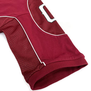 เสื้อฟุตบอลทรงโอเวอร์ไซส์ผ้าเจอร์ซีย์ปักลายโลโก้ผ้าปะต่อ - Product Image 6