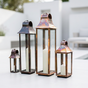 Portavelas Metálico Navideño al por Mayor con Acabado Resistente al Calor, Hecho a Mano y Personalizable para Decoración del Hogar - Product Image 1