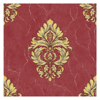 Papiers peints modernes en PVC texturé 3D, design floral, imperméables, papiers peints décoratifs pour la maison, pour salle à manger