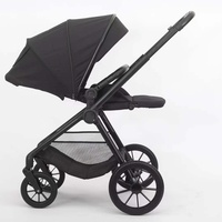 Poussette bébé légère et réversible, pliable, amortissante, certifiée CE, détachable pour les trajets quotidiens