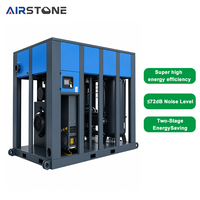 Compresseur d'air à vis bipolaire à entraînement direct 420HP 315kW avec variateur de fréquence pour usage industriel intensif à haute pression et à haut déplacement