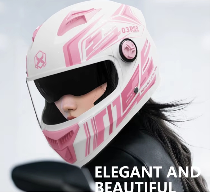 903morse white and pink with  transparent