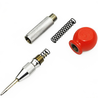 Poinçon de centrage automatique à ressort SDPSI argent/or HSS pour marquage et perçage, outil de perçage à impact