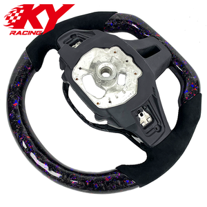 Pièces de modification automobile, volant sport en cuir avec LED et fibre de carbone forgée pour BMW G20 G22 G28 G30 G80 M240i 330i M340i - Product Image 3