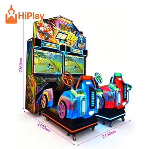 Máquina de <span class=keywords><strong>Juego</strong></span> de Carreras de Autos de Lujo para <span class=keywords><strong>2</strong></span> Jugadores, Simulador de Arcade Dinámico que Funciona con Monedas, <span class=keywords><strong>Juego</strong></span> de Go Kart para Niños, Parque de Atracciones - Product Image 3