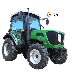 Top Quality 90HP 100HP 4WD Wheel Agricultural Farm Tractor from China Big Wheeled Farming Tractor