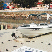 Ponton flottant en PE modulaire pour la jetée ou les bateaux Marine Supply