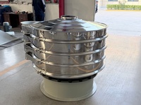 Hocheffiziente Rotations-Vibrationssiebmaschine Automatisches Kreisförmiges Vibrationssieb für Lebensmittelqualität Pulversiebung