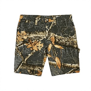 Shorts Bermuda Camouflage Homme avec Poches Séchage Rapide Décontracté Sportswear Taille Mi-Haute Boutons Imprimé Polyester - Product Image 1