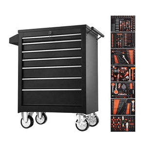 Xe công cụ sửa chữa tủ công cụ ngực trên bánh xe với các công cụ - Product Image 1