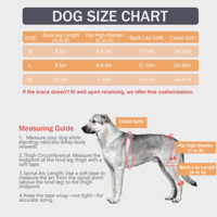 Attelle réglable antidérapante pour pattes arrière de chien, stabilisateur d'articulation respirant, protège-genou pour animaux de compagnie, soulagement de la douleur arthritique