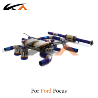 Système d'échappement KA Tuning pour Ford Focus 1.5T en alliage de titane avec silencieux et valve