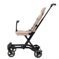 Poussette multifonction 4 en 1 légère pliable à une main taille cabine en tissu construction en alliage d'aluminium pour bébés de 6 à 36 mois