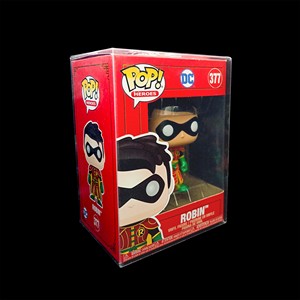 Caja de Plástico Plegable Cuadrada Transparente de 0.35mm, Apta para Minoristas, para Protector de <span class=keywords><strong>Funko</strong></span> <span class=keywords><strong>Pop</strong></span> de 4 Pulgadas, Estuche de Embalaje de PET con Relieve, Reciclado - Product Image 3