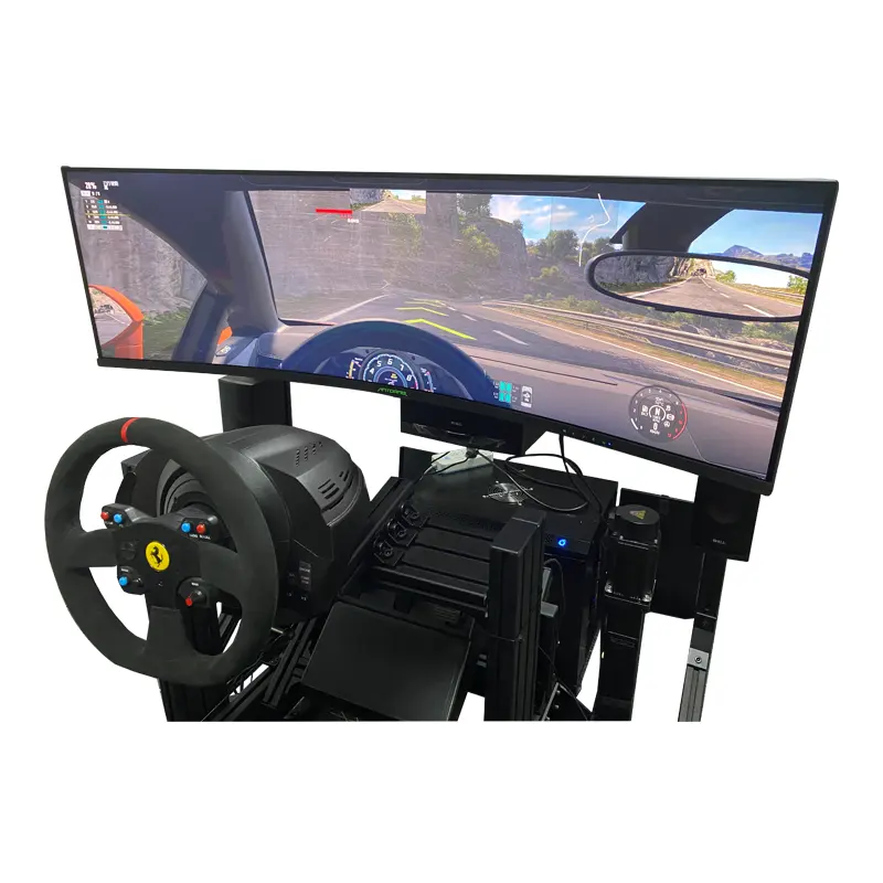 Obral Obral Simulator Balap VR 3 Layar 4 DOF 9D VR Game Balapan Mobil