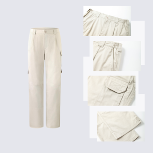 Pantaloni da lavoro di sicurezza da <span class=keywords><strong>uomo</strong></span> ignifughi forniti dalla fabbrica di pantaloni da lavoro in tela con tasche multiple - Product Image 3