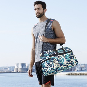 Custom Logo Travel Equipment Unisex Multi-function Water Resistant Gym Bag Duffel Bag Sport Overnight Bag - Product Image 6