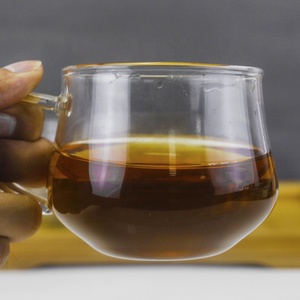 Tasse à thé en verre résistant à la chaleur à haute teneur en borosilicate de 300ml <span class=keywords><strong>avec</strong></span> <span class=keywords><strong>infuseur</strong></span> et couvercle Produit de boisson de qualité - Product Image 5