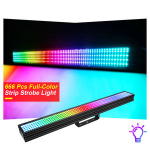 SHTX Factory Direct 666 Pcs Long Bar Pixel Strobe Light Led Music Dynamic Rhythm Strobe Wash Stage Lights for Bar Dj Disco Event - Product Image 3