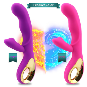 Venta caliente recargable punto G conejo vibrador varita masajeador para mujeres - Product Image 1