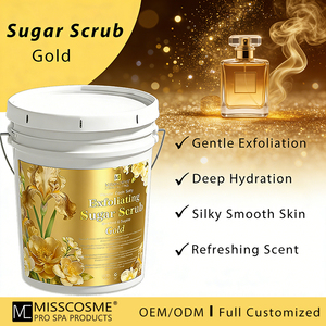 Gommage au sucre premium 5 gallons adoucissant et nettoyant, parfum intense, service OEM/ODM pour pédicure, destiné aux clients B2B - Product Image 1