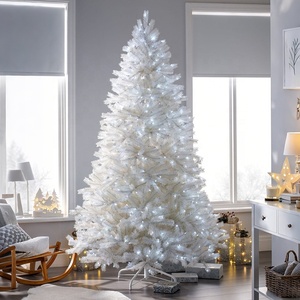 PVC Trắng Cây giáng sinh được mã hóa xuyên biên giới tùy chỉnh lớn sang trọng tự làm giáng sinh thương gia khách sạn mô phỏng cây - Product Image 1
