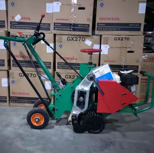 Machines de découpe d'herbe de golf automotrices à bas prix Coupeur de <span class=keywords><strong>gazon</strong></span> à main avec moteur automatique à essence - Product Image 3