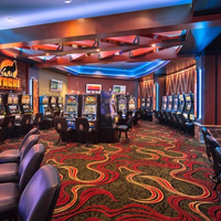Tapis de luxe pour club de golf, tapis en nylon imprimé, tapis pour hôtel 5 étoiles, banquet, couloir, casino