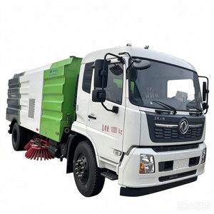 Camión barredor de calles Dongfeng de 15 CBM para trabajo pesado con componente de motor principal y barredora de polvo - Product Image 1