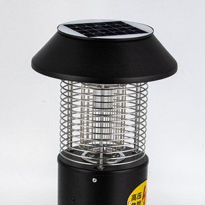Lámpara Solar Antimosquitos LED para Exteriores, Jardín, Patio, Villa, Hotel, Uso Comercial, Descarga Eléctrica Automática, No Tóxica - Product Image 1