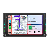 Lecteur GPS universel pour voiture avec double écran tactile HD de 10 pouces, CarPlay sans fil et Android Auto, autoradio Android 10 pouces