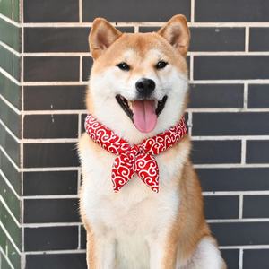 Pañuelo para mascotas con diseño de limón y arabescos japoneses, estilo Shiba Inu, para gatos y perros, ideal para vacaciones, de celebridad online transfronteriza. - Product Image 3