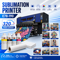 Imprimante textile à sublimation par transfert thermique Enjet 8 têtes 1,9 m/2,6 m/3,2 m, machine d'impression numérique
