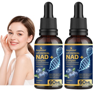 Complesso Liposomiale NAD in Gocce Liquide con Resveratrolo, <span class=keywords><strong>Quercetina</strong></span>, Niacina e TMG, Supporta l'Invecchiamento Cellulare, il Metabolismo Energetico e la Vitalità - Product Image 1