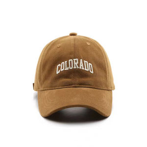 قبعة كلاسيكية عتيقة الطراز مع تطريز حروف أبجدية، قبعات بيسبول من قماش شائع للرياضات الخارجية، أنيقة وتوفر الظل - Product Image 2